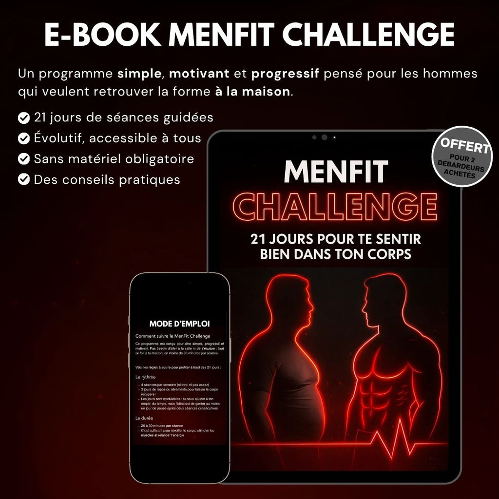 E-Book - Challenge MenFit, 21 Jours pour te sentir bien