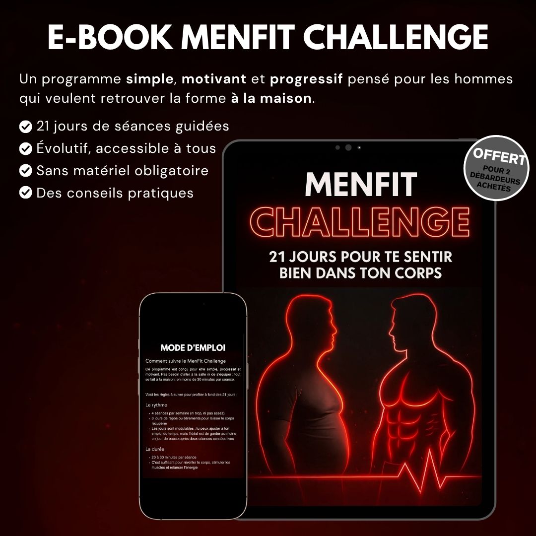 E-Book - Challenge MenFit, 21 Jours pour te sentir bien